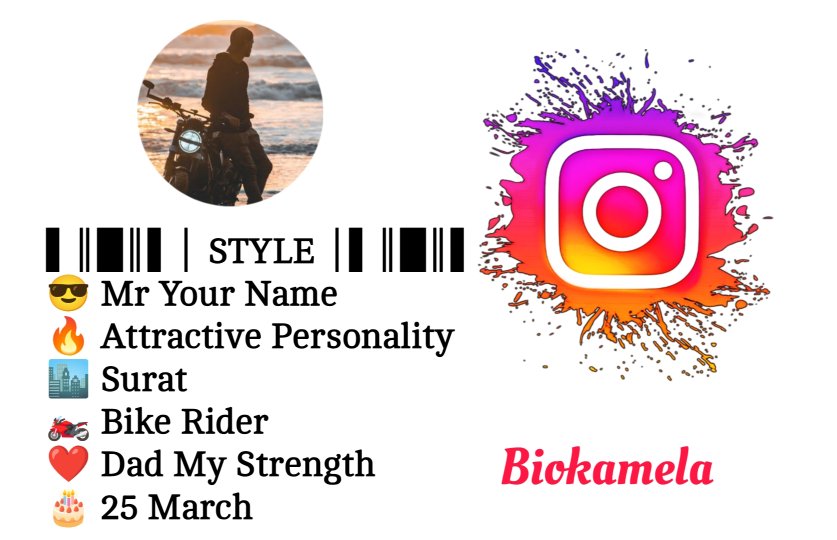 Bike Rider Bio For Instagram