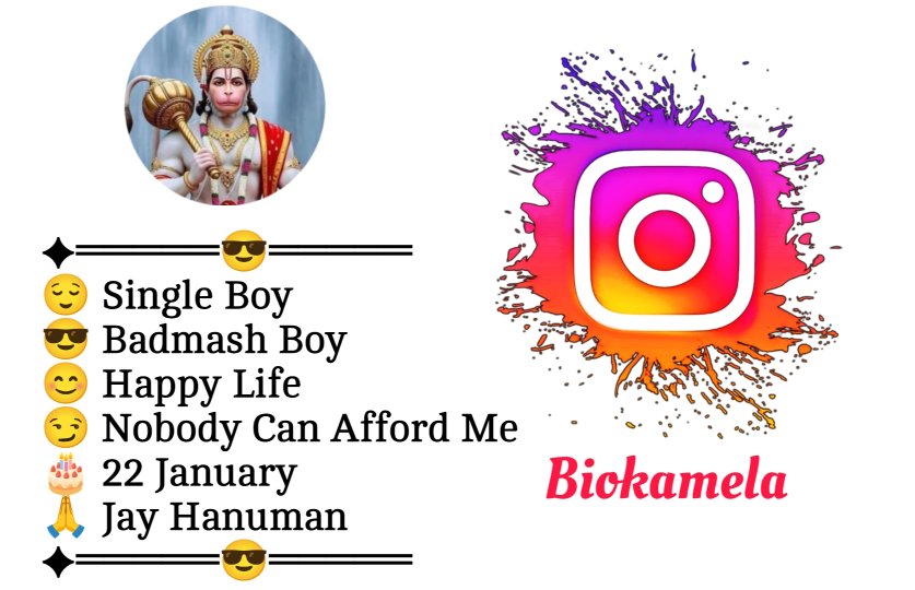 Hanuman Ji Bio For Instagram