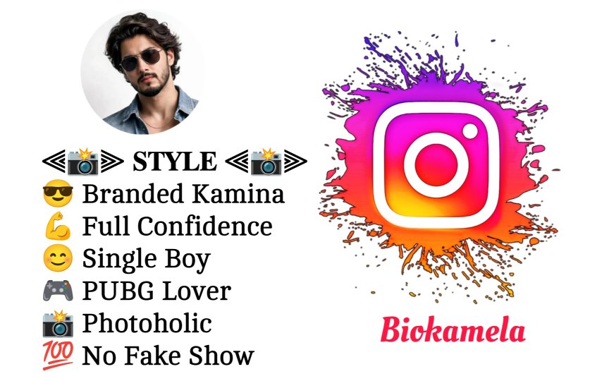 Instagram Bio For Boys