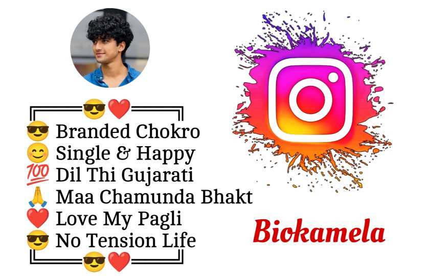 Instagram Bio In Gujarati