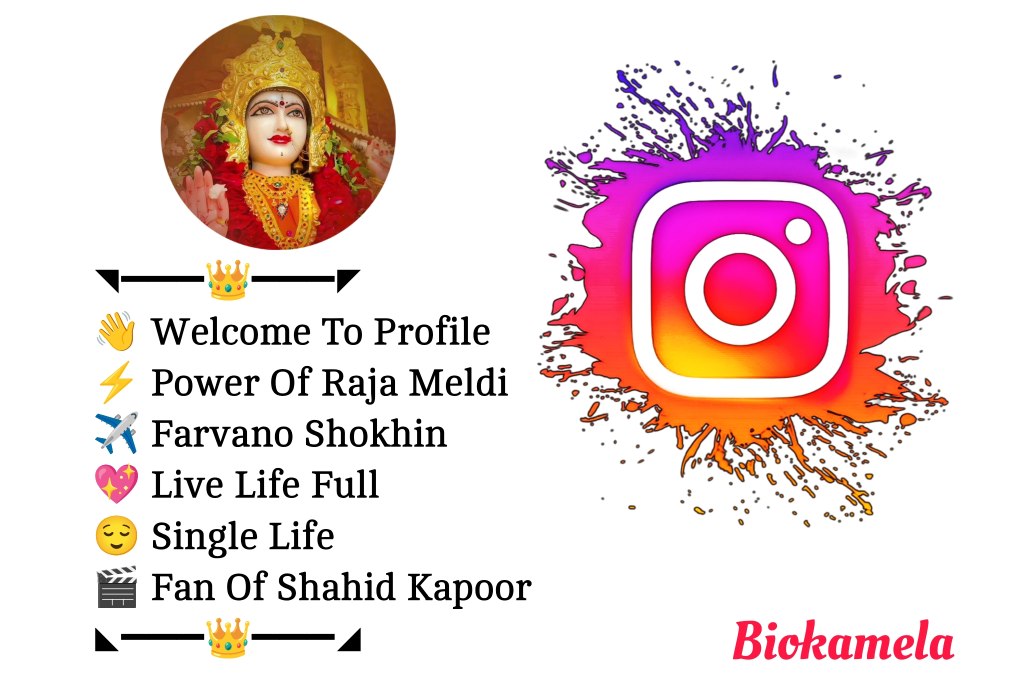 Maa Meldi Bio For Instagram