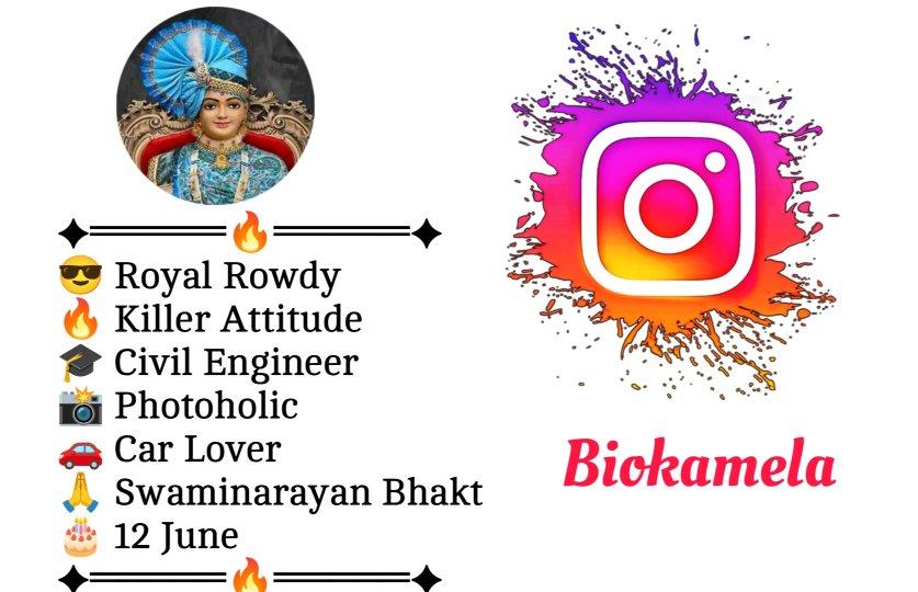 Swaminarayan Bio For Instagram