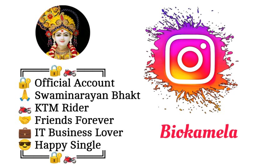 Swaminarayan Bio For Instagram